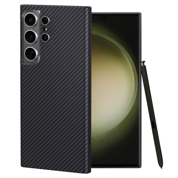 Husa pentru Samsung Galaxy S23 Ultra - Edizard Air MagSafe Case - Black