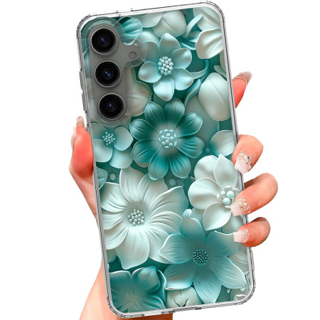 Husa personalizata pentru Samsung Galaxy S24, MagSafe Flower Medley 8
