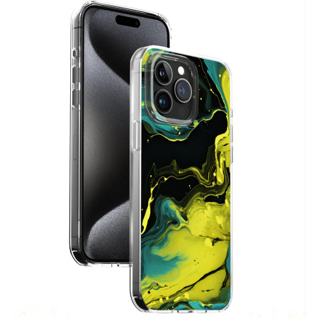 Husa personalizata compatibila Apple iPhone 15 Pro, MagSafe Atasare Magnetica, Antisoc, Neons And Brights 25