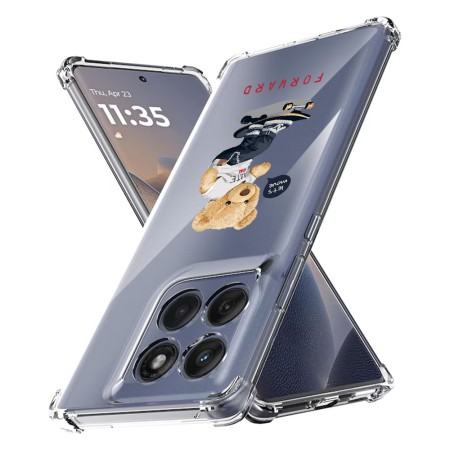 Husa Antisoc pentru Motorola Edge 60 / Edge 60 Fusion - AirBag TPU, Colțuri Ranforsate - Let’s Move Forward