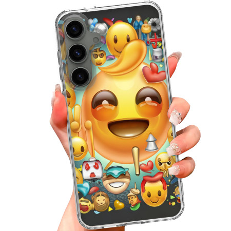 Husa personalizata pentru Samsung Galaxy S24, MagSafe Atasare Magnetica, Emoji Baby Face