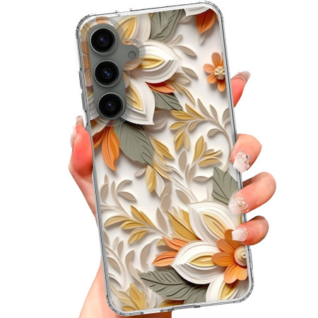 Husa personalizata pentru Samsung Galaxy S23, MagSafe Flower Medley 3