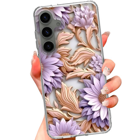 Husa personalizata pentru Samsung Galaxy S23, MagSafe Flower Medley 5