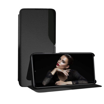 Husa Tip Carte compatibila Oppo A78 4G, Stand View, Negru