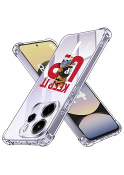 Husa Antisoc pentru Xiaomi Redmi Note 14 4G (Standard) - AirBag TPU, Colțuri Ranforsate - Keep It UP