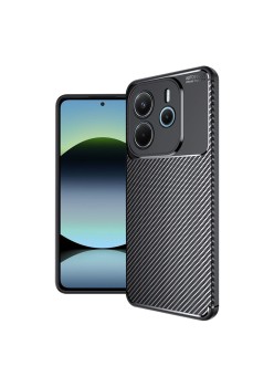 Husa pentru Xiaomi Redmi Note 14 4G - CarbonFiber - Premium - Black
