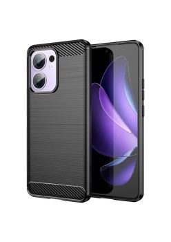 Husa Carbon pentru Oppo Reno13 F, Tech Protects, Black