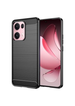 Husa Carbon pentru Oppo Reno13 Pro, Tech Protects, Black