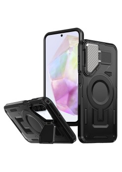 Husa pentru Samsung Galaxy A36 - ArmorVault MagSafe – Protecție și Funcționalitate de Top, Negru