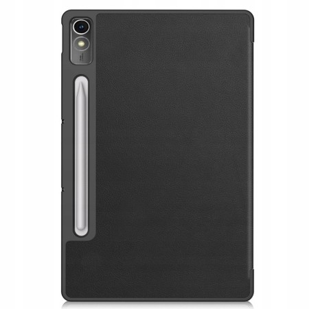 Husa Tableta pentru Lenovo Tab P12 - Microfibra, Auto Sleep/Wake, Protectie Antisoc, Black