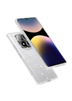 Husa pentru  Xiaomi Redmi Note 14 Pro 4G / Poco F7 - SparkleSkin Premium - Clear