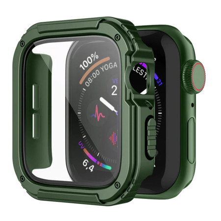 Husa Full Body, compatibila Apple Watch 4 / 5/ 6/ SE / SE 2 44mm, Armor HTPMAG, Verde
