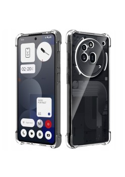 Husa Antisoc pentru Nothing Phone (3a) Pro, AirBag PRO, 4 Colturi Ranforsate, Clear