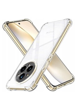Husa Antisoc pentru Realme 14 Pro+, AirBag PRO, 4 Colturi Ranforsate, Clear
