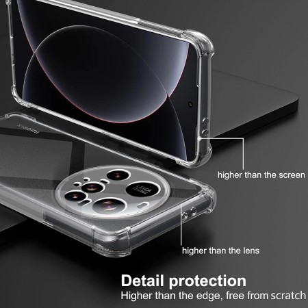 Husa Antisoc pentru Xiaomi 15 Ultra, AirBag PRO, 4 Colturi Ranforsate, Clear