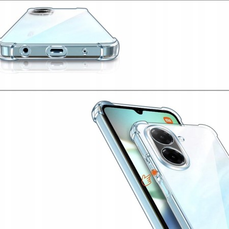 Husa Antisoc pentru Xiaomi Redmi A5 4G, AirBag PRO, Clear