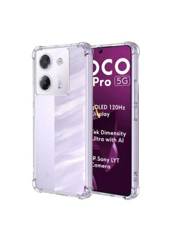Husa Antisoc pentru Xiaomi Poco M7 Pro 5G, AirBag PRO, 4 Colturi Ranforsate, Clear