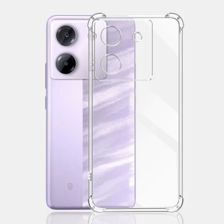 Husa Antisoc pentru Xiaomi Poco M7 Pro 5G, AirBag PRO, 4 Colturi Ranforsate, Clear