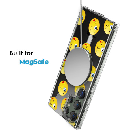 Husa personalizata pentru Samsung Galaxy S24 Ultra, MagSafe Atasare Magnetica, Fata Afectiune