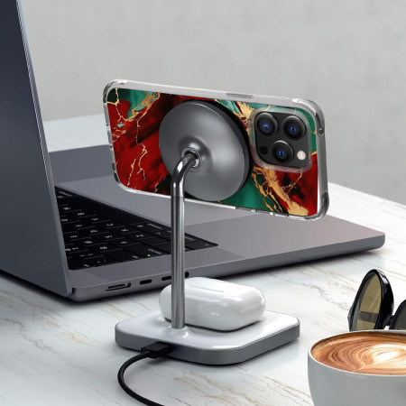 Husa personalizata compatibila Apple iPhone 15, MagSafe Atasare Magnetica, Antisoc, Neons And Brights 37