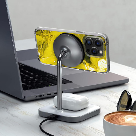 Husa personalizata compatibila Apple iPhone 14 Plus, MagSafe Atasare Magnetica, Antisoc, Neons And Brights 30