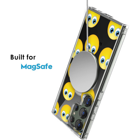 Husa personalizata pentru Samsung Galaxy S24 Ultra, MagSafe Atasare Magnetica, Rolling eyes