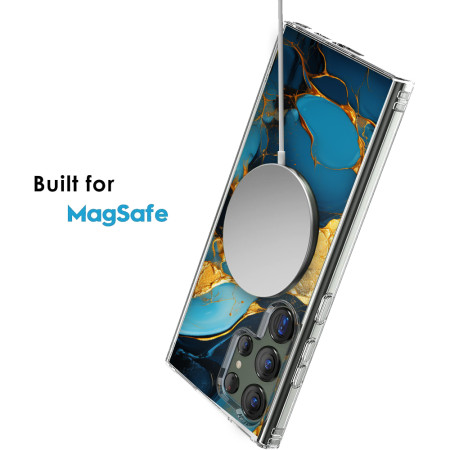 Husa personalizata compatibila Samsung Galaxy S23 Ultra, MagSafe Atasare Magnetica, Antisoc, Neons and Brights 5