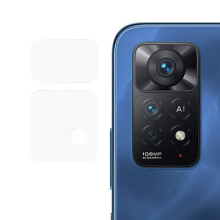 Folie camera foto compatibila cu Xiaomi Redmi Note 11 Pro, Sticla Securizata, Full Clear, Anti Uzura si Zgarieturi, Transparent