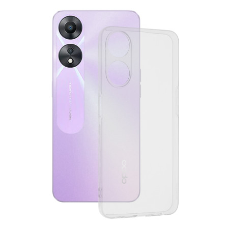 Husa Silicon compatibila Oppo A78 5G, Pastreaza Originalitatea, Transparent 