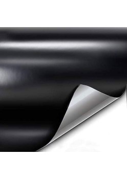 Folie Auto Colantare Negru Mat, Termoplastica, Tehnologie Bubble Free, 3m x 1.52m, Impermeabila, Uz Extern