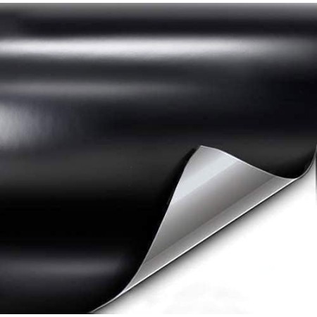 Folie Auto Colantare Negru Mat, Termoplastica, Tehnologie Bubble Free, 3m x 1.52m, Impermeabila, Uz Extern