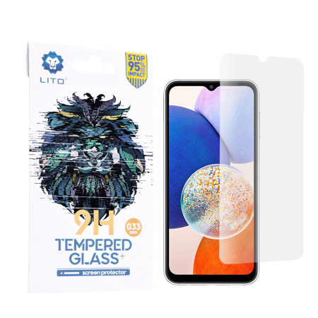 Folie sticla securizata compatibila cu Samsung Galaxy A14 5G, N.1, 2.5D, 9H, Case Friendly, Edge Boss, Transparenta