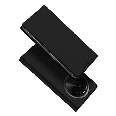 Husa Flip compatibila Oppo Find X6, Dux Ducis Skin Pro, Smart Pro Magnet, Negru