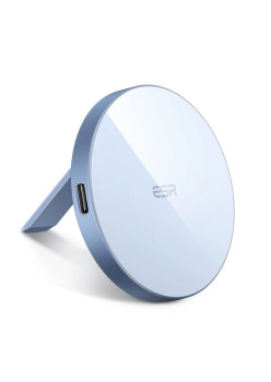Incarcator ESR Wireless HaloLock compatibil MagSafe cu Suport, Sierra Blue