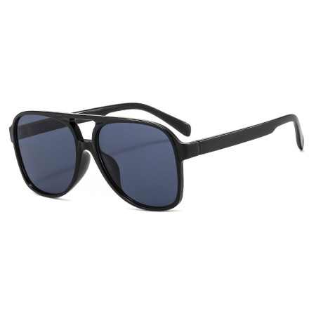 Ochelari de Soare cu protectie UV cu Lentile Polarizate PC (98061), Aviator, Negru