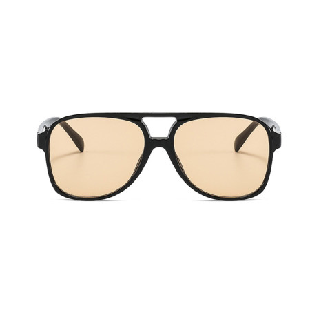 Ochelari de Soare cu protectie UV cu Lentile Polarizate PC (98061), Aviator, Negru