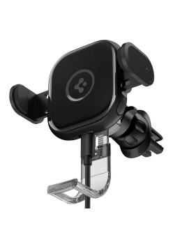 Incarcator Auto Spigen cu Incarcare Wireless OneTap (UTS12W) pentru Grila de Ventilatie, 12W, Negru 