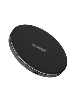 Incarcator Wireless Duzzona pentru Phones si AirPods, cu Cable Type-C, 1m, 15W, Negru