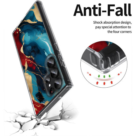 Husa personalizata compatibila Samsung Galaxy S23 Ultra, MagSafe Atasare Magnetica, Antisoc, Neons and Brights 46