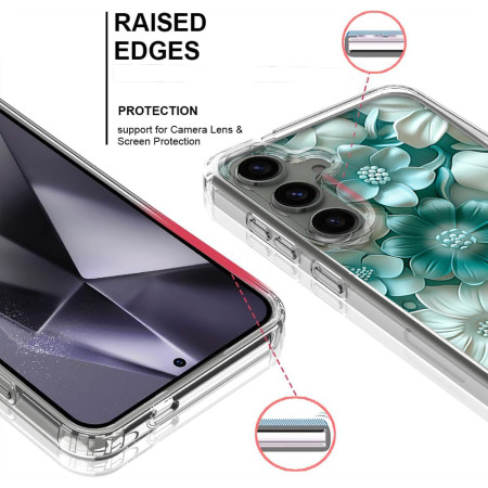 Husa personalizata pentru Samsung Galaxy S24, MagSafe Flower Medley 8