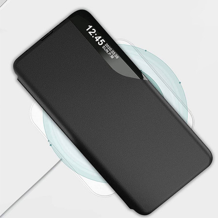 Husa Tip Carte compatibila Xiaomi 13T / 13T Pro, Stand View, Negru
