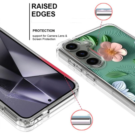 Husa personalizata pentru Samsung Galaxy S24, MagSafe Flower Medley 9