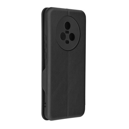 Husa tip carte Honor Magic 5 Techsuit, Inchidere Magnetica, Negru