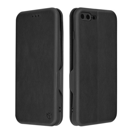 Husa tip carte iPhone 6 Plus/ 6s Plus / 7 Plus / 8 Plus Techsuit, Inchidere Magnetica, Negru