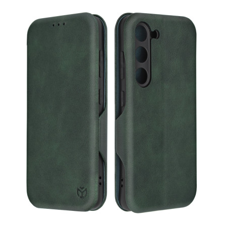 Husa tip carte Samsung Galaxy S23 Techsuit, Inchidere Magnetica, Verde