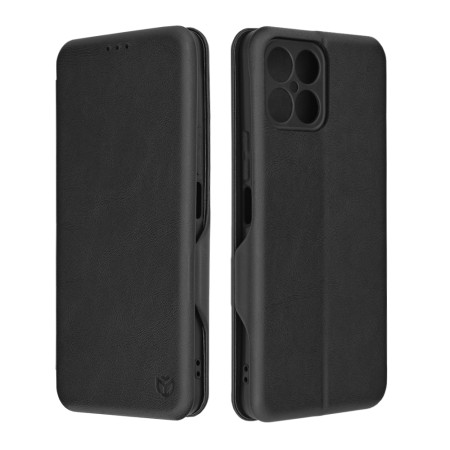 Husa tip carte pentru Honor X8 4G Techsuit, Inchidere Magnetica, Negru
