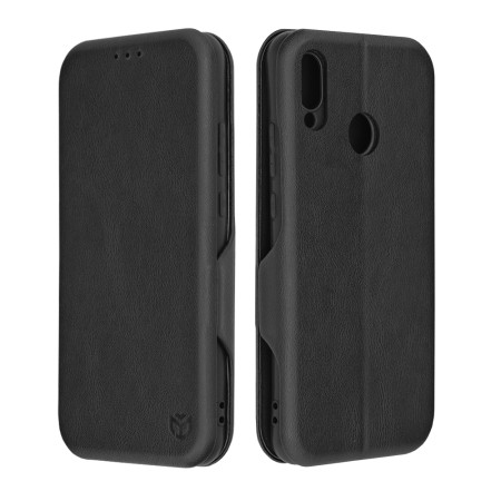 Husa tip carte Huawei P20 Lite Techsuit, Inchidere Magnetica, Negru