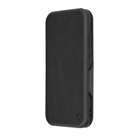Husa tip carte Huawei P20 Lite Techsuit, Inchidere Magnetica, Negru