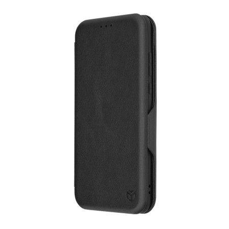 Husa tip carte Huawei P30 Lite Techsuit, Inchidere Magnetica, Negru