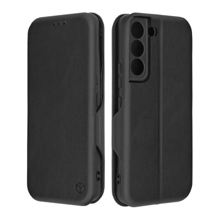 Husa tip carte Samsung Galaxy S22 Techsuit, Inchidere Magnetica, Negru